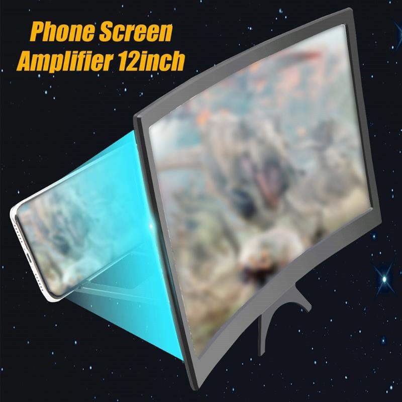 12 inch Mobile Screen Magnifier Bracket Cellphone Movie Display Amplifier Holder Bracket Mobile Phone Screen Desktop Tool GND Products