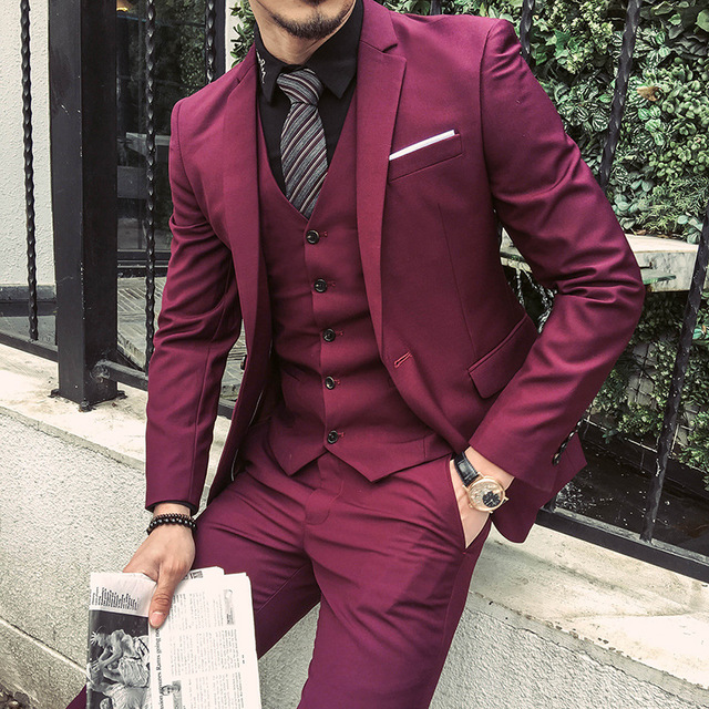 Casual suit business dress bridegroom wedding dress Saor Style