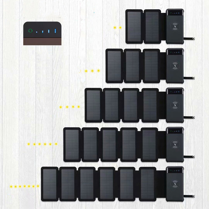 Detachable Solar Power Bank Wireless Charging GND Products