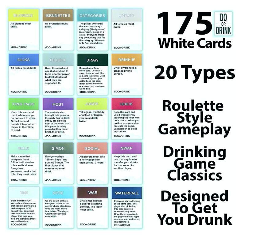 Board Games Drinking Card Game For Adults Dare Or Shots For Pre Drinks Strategy Parties Camping Birthday Game Card GND Products