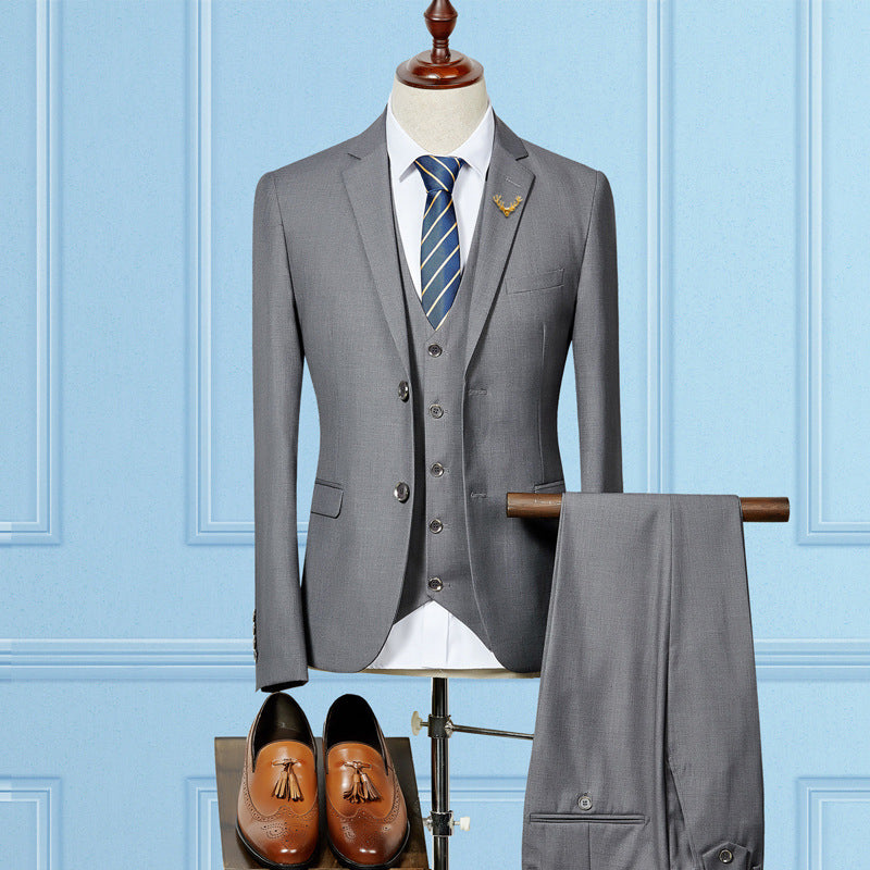 Slim Fit Wedding Suits For Men Custom Made Mens 3 Piece Suit Saor Style