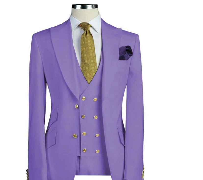 Three piece wedding dress suit Saor Style