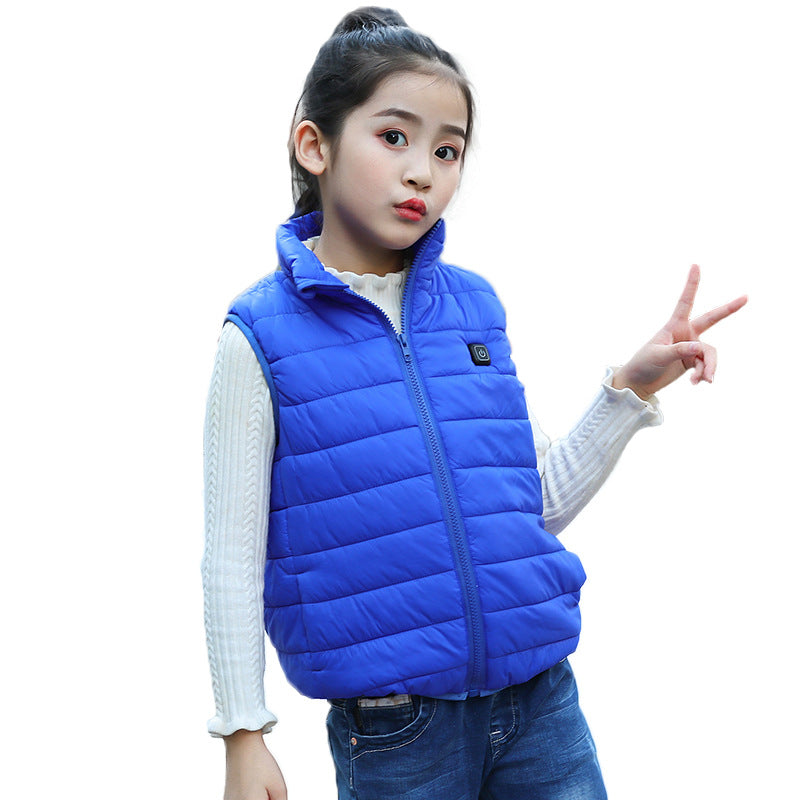 Charging smart children heating vest Saor Style