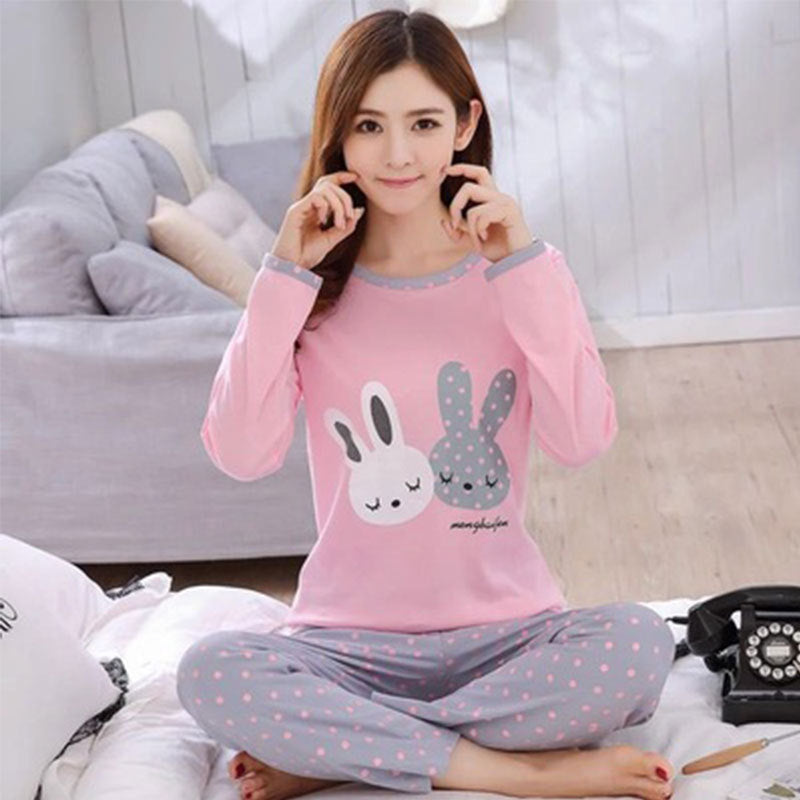 Pink Pajamas Pyjamas Womens Night Suit Sleepwear Pyjamas Saor Style