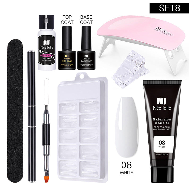 Nail Art Solid Extension Glue Long Crystal Model Crystal Glue Set GND Products