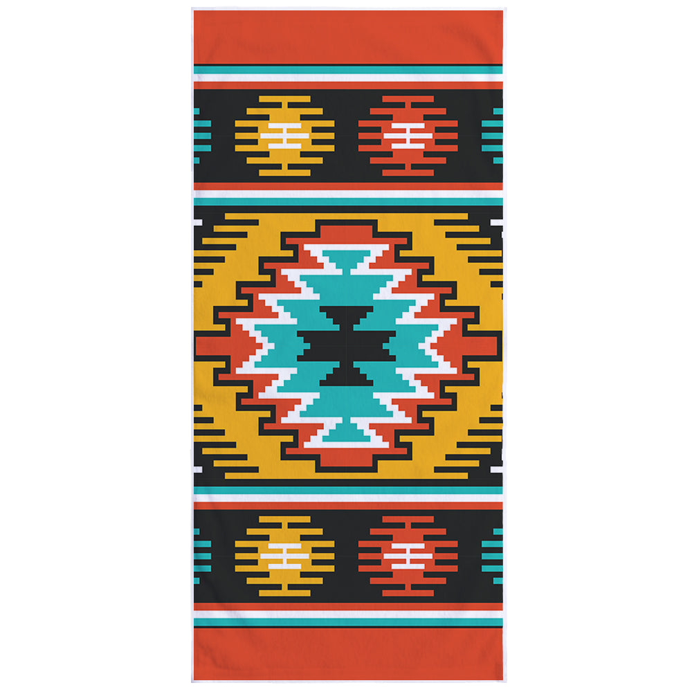 Microfiber Square Print Beach Towel Saor Style