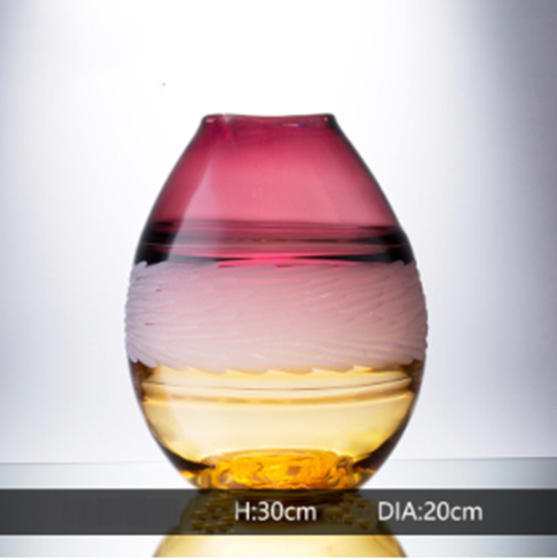 Colourful Modern Glass Vase