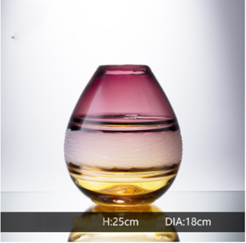Colourful Modern Glass Vase