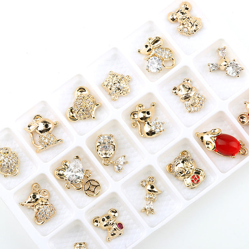 Nail Art Diamond Jewelry Super Flash Mixed Set Luxury Decoration GND Products
