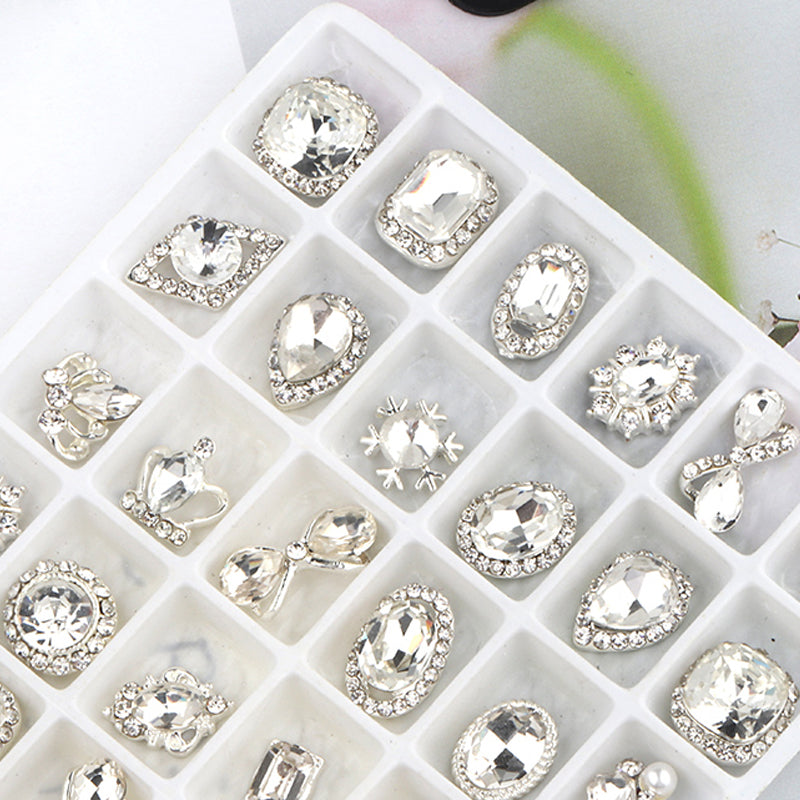 Nail Art Diamond Jewelry Super Flash Mixed Set Luxury Decoration GND Products