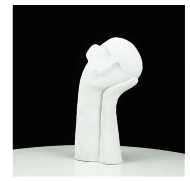 Modern Nordic Pensive Boy Decoration Statue Saor Style