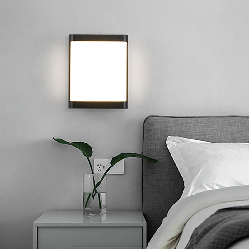 Cross-Border Dedicated LED Wall Light Outdoor Waterproof IP65 COB LED Porch Light Corridor Light In Modern Yard9 GND Products