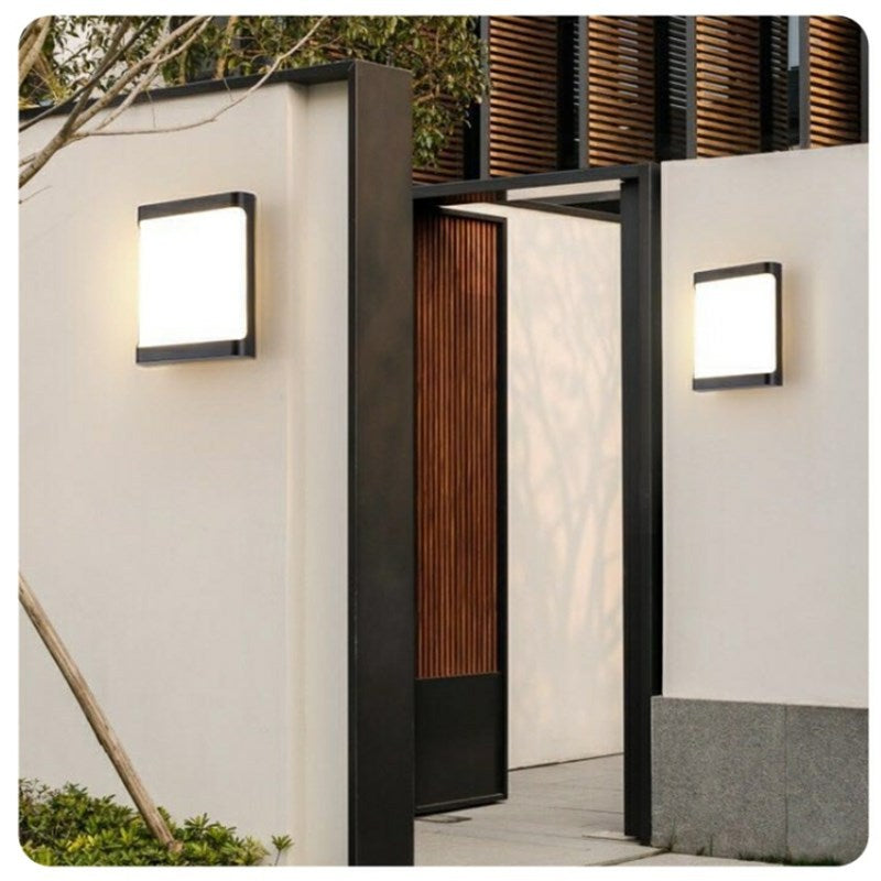 Cross-Border Dedicated LED Wall Light Outdoor Waterproof IP65 COB LED Porch Light Corridor Light In Modern Yard9 GND Products