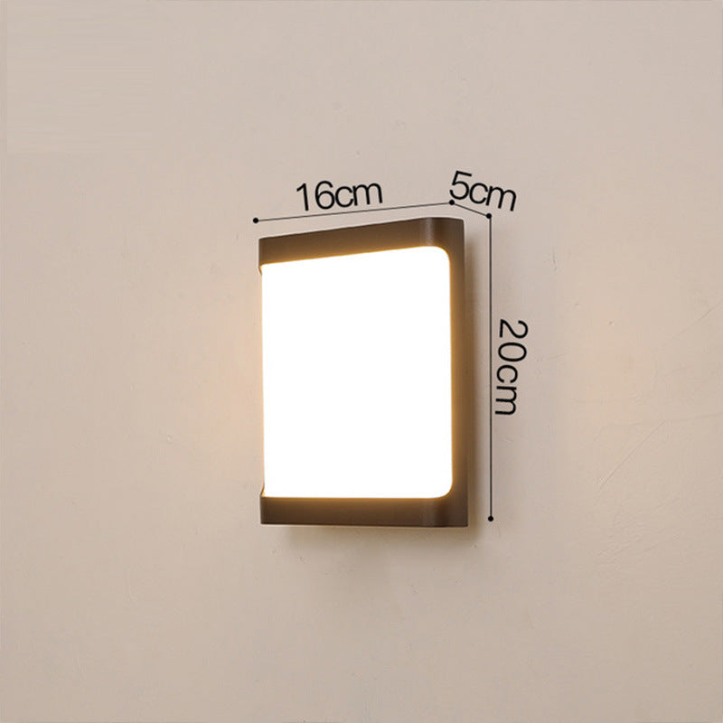 Cross-Border Dedicated LED Wall Light Outdoor Waterproof IP65 COB LED Porch Light Corridor Light In Modern Yard9 GND Products