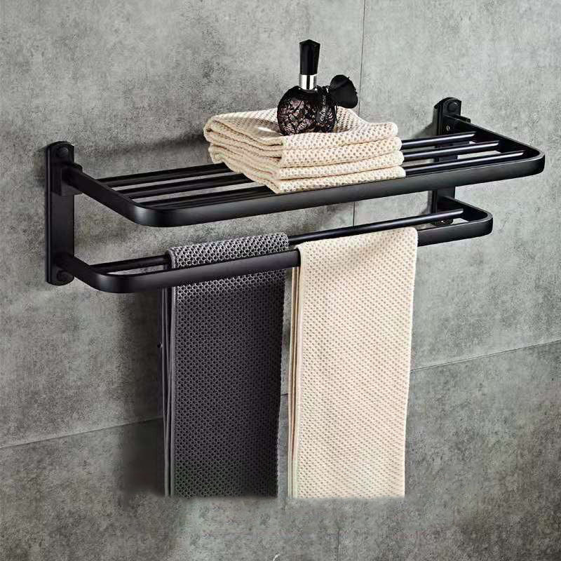 Perforated Space Aluminum Bathroom Folding Shelf Bathroom GND Products
