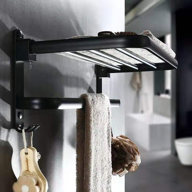Perforated Space Aluminum Bathroom Folding Shelf Bathroom GND Products