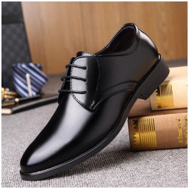 Black Shoes With Pointed Toe For Men Saor Style
