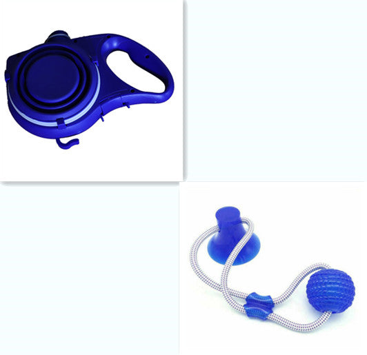 Pet Supplies With Water Bottle, Cup, Pet Rope Saor Style
