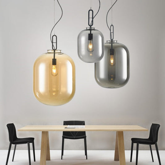 Glass Melon Restaurant Chandelier Ldeas