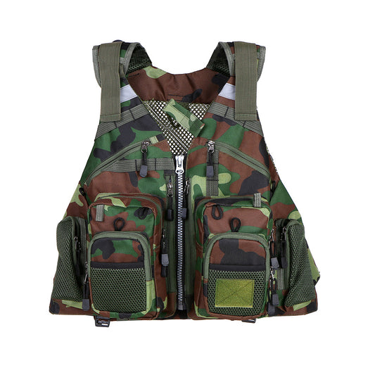 Fishing Leisure Vest Waistcoat Vest Fly Fishing Detachable Sea Fishing Daily Adventure Fishing Multi-pocket Function GND Products