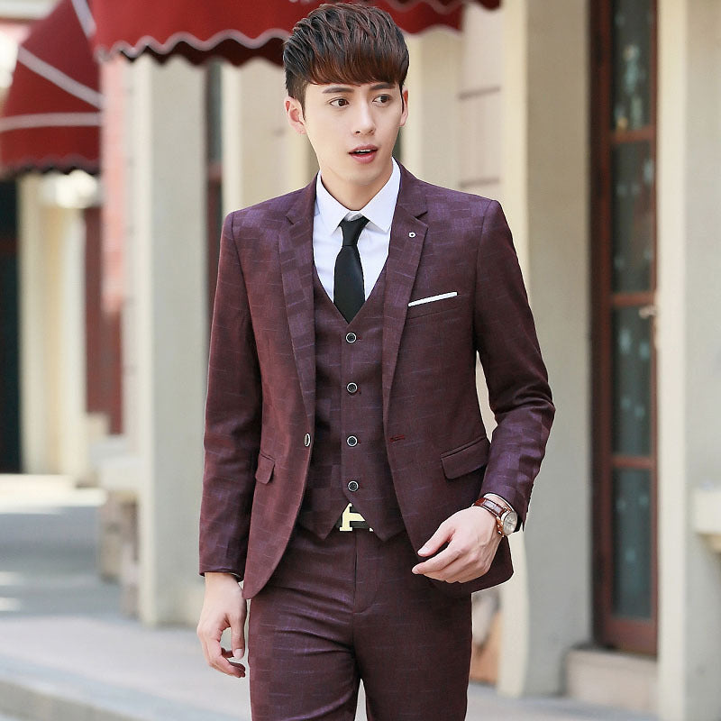 Young Handsome Groom Wedding Suit Saor Style