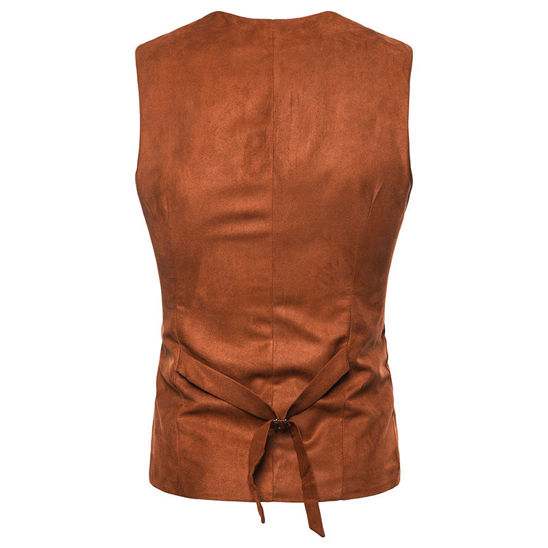 Double-Breasted Waistcoat Men's Suit Vest Saor Style