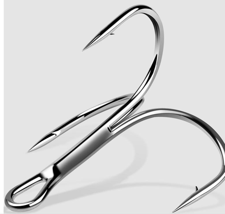 Fishing Hook, Three-Claw Hook, Three Hooks, Large Silver Carp, Bighead Carp, Butterfly Hook, Spear Fish GND Products