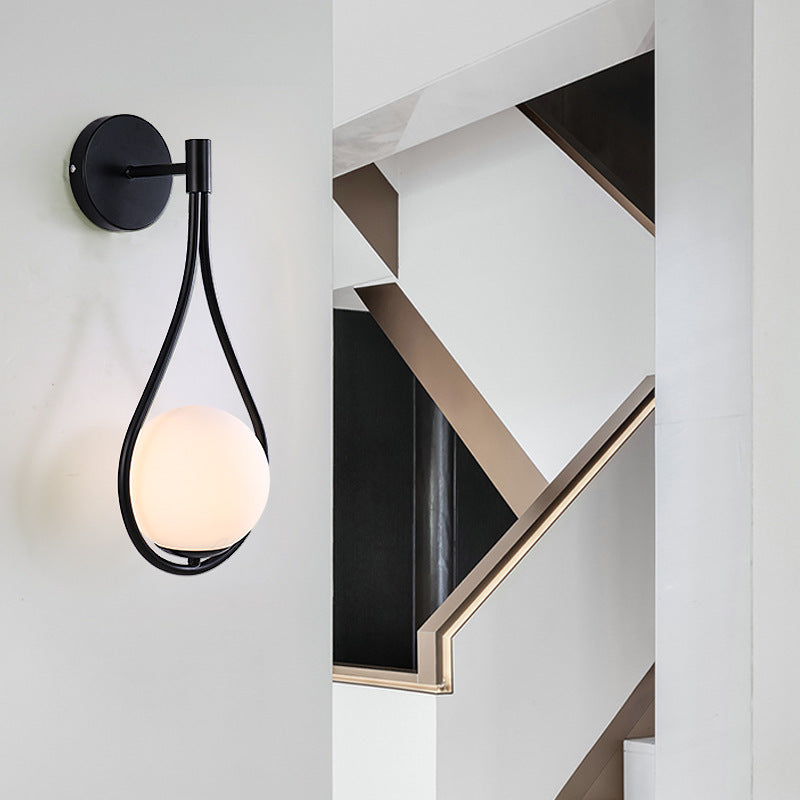 Nordic Bedroom Bedside Led Wall Lamp Golden Personality Home Lighting GND Products