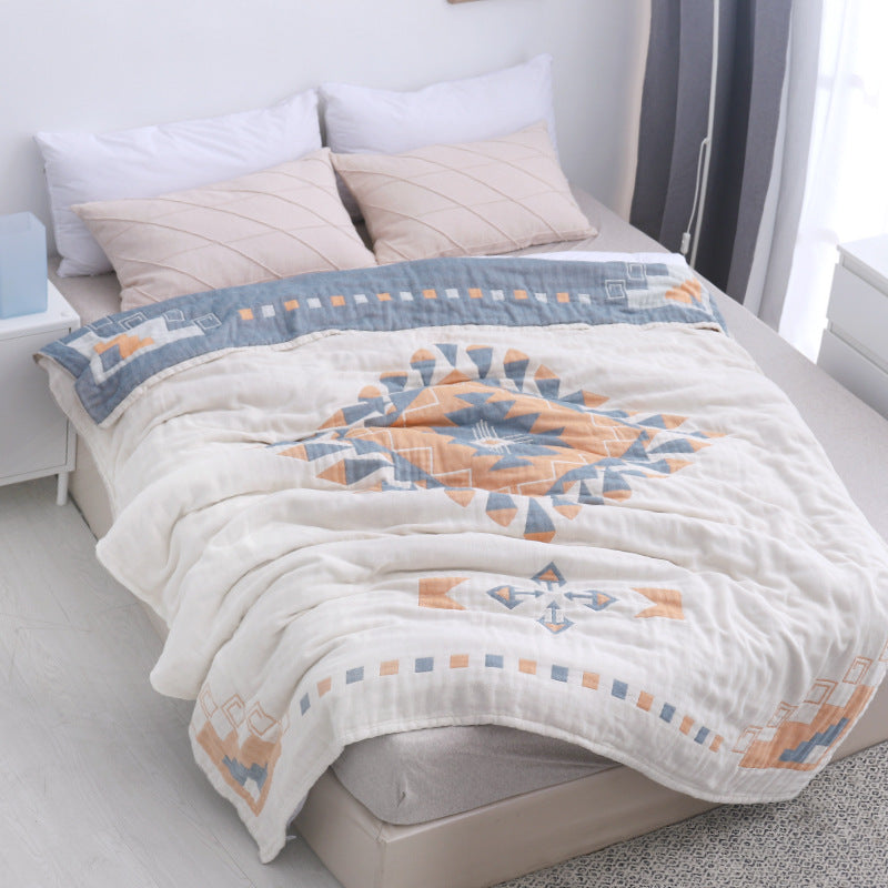 Nordic Style Cotton Towel Quilt Gauze Cotton Saor Style