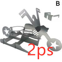 Chicken Stand Beer Funny American Motorcycle BBQ Steel Rack Tools Funny Roast Chicken Rack Grilling Roast Rack GND Products