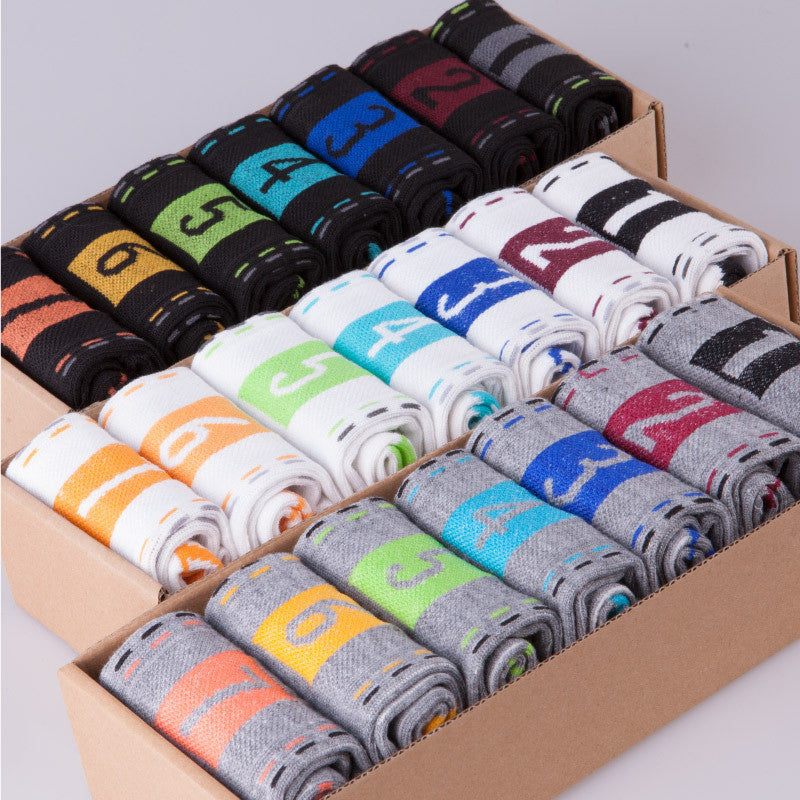 PolyCotton White Socks Star Socks 7 Days Socks Saor Style