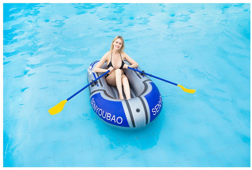 Single Boat Double Inflatable Boat Kayak PVC Boat Hovercraft Fishing Boat GND Products