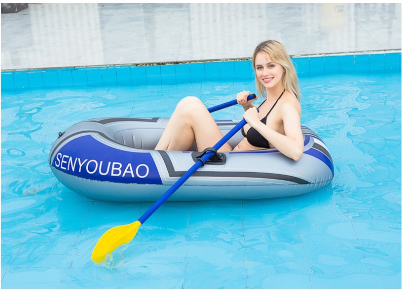 Single Boat Double Inflatable Boat Kayak PVC Boat Hovercraft Fishing Boat GND Products