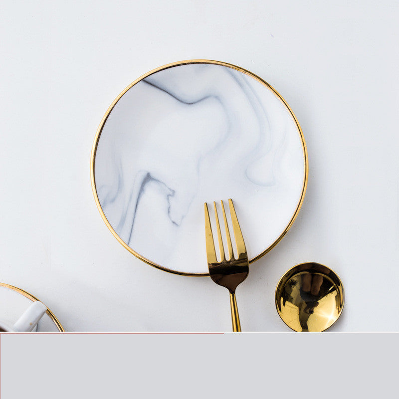 Creative Phnom Penh Marble Plate Nordic Saor Style