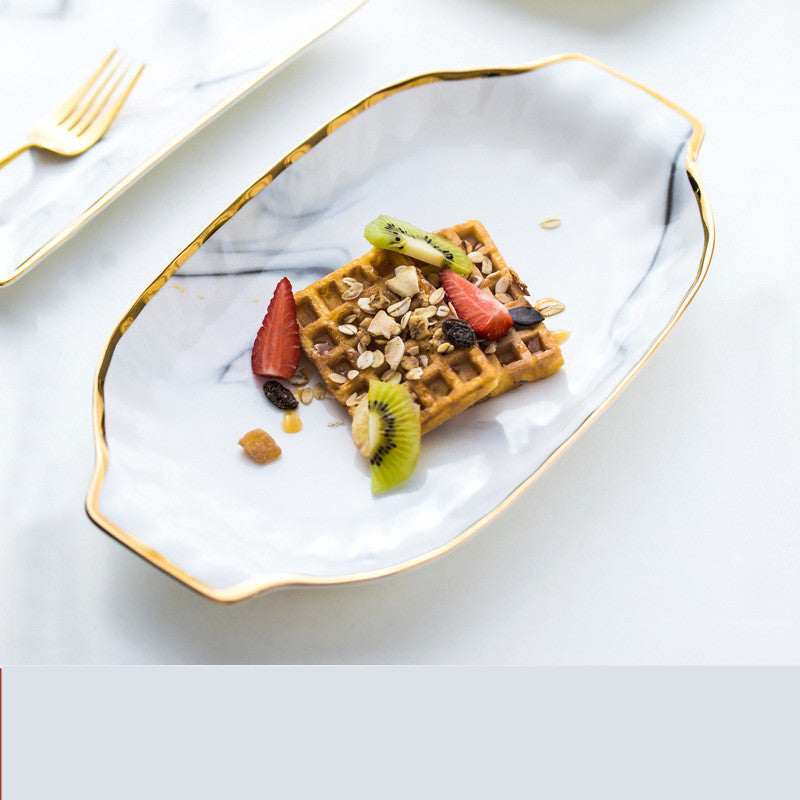 Creative Phnom Penh Marble Plate Nordic Saor Style