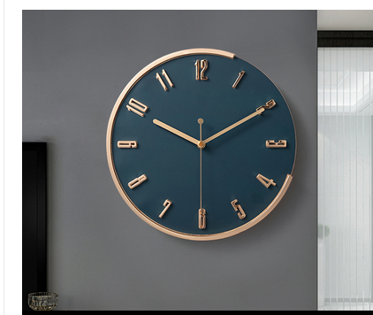 Nordic Light Luxury Decorative Clock Wall Hanging Fashion Wall Clock GND Products