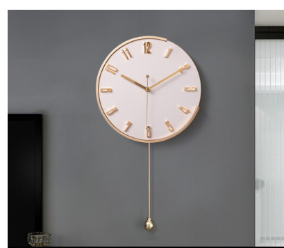 Nordic Light Luxury Decorative Clock Wall Hanging Fashion Wall Clock GND Products
