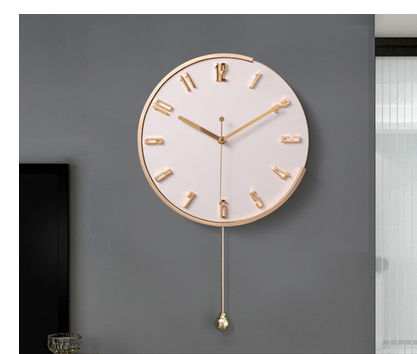 Nordic Light Luxury Decorative Clock Wall Hanging Fashion Wall Clock GND Products