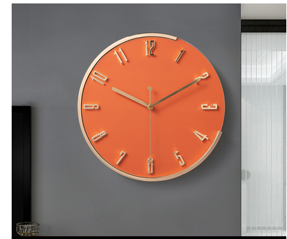 Nordic Light Luxury Decorative Clock Wall Hanging Fashion Wall Clock GND Products