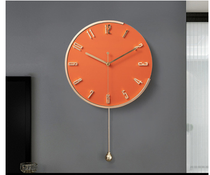 Nordic Light Luxury Decorative Clock Wall Hanging Fashion Wall Clock GND Products