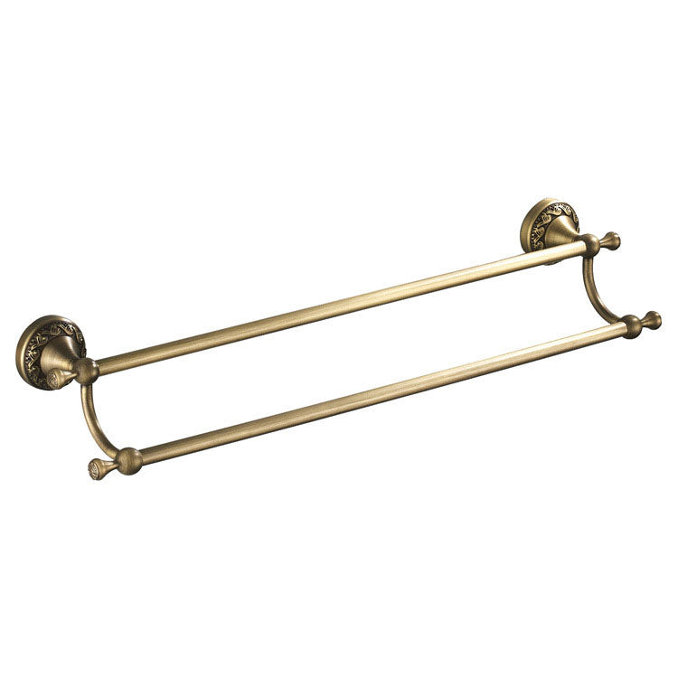 Towel Rack Bathroom Pendant Copper Material European Retro Antique Bathroom Towel Rack GND Products