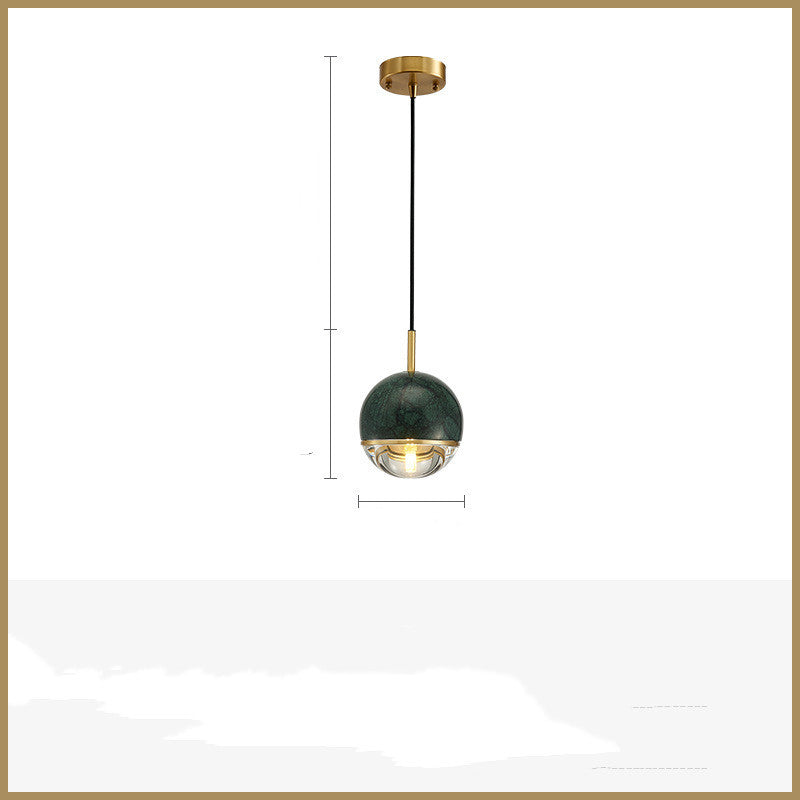All Copper Light Luxury Bedroom Bedside Small Chandelier Nordic Personality GND Products
