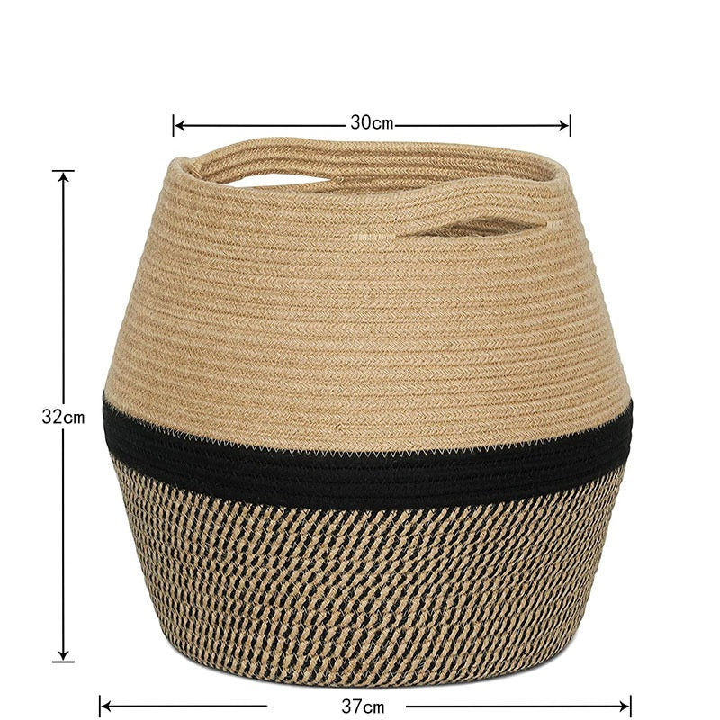 Living Room Furnishings Nordic Foldable Storage Basket Saor Style