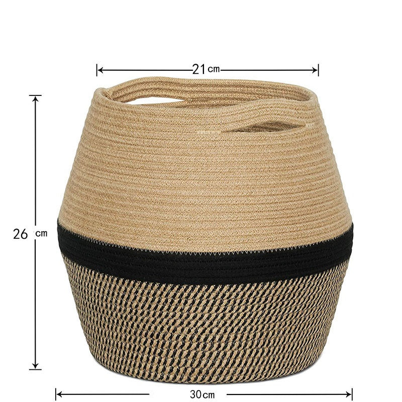 Living Room Furnishings Nordic Foldable Storage Basket Saor Style