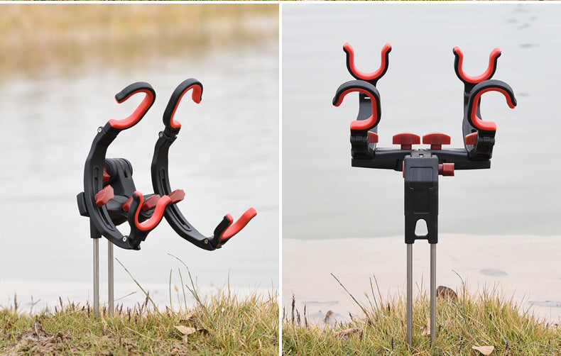360 Degree Adjustable Fishing Pole Holder Universal Fishing Foldable Bracket Sea Lake Fish Rod Rack Stand Fishing Accessories GND Products