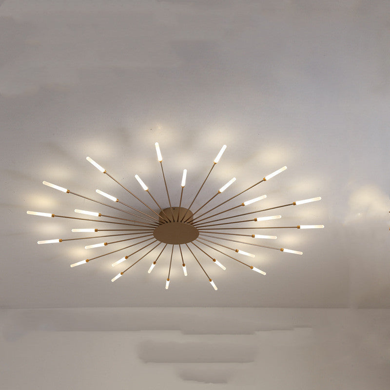 Nordic Minimalist Modern Atmosphere Living Room Fireworks Led Ceiling Light GND Products