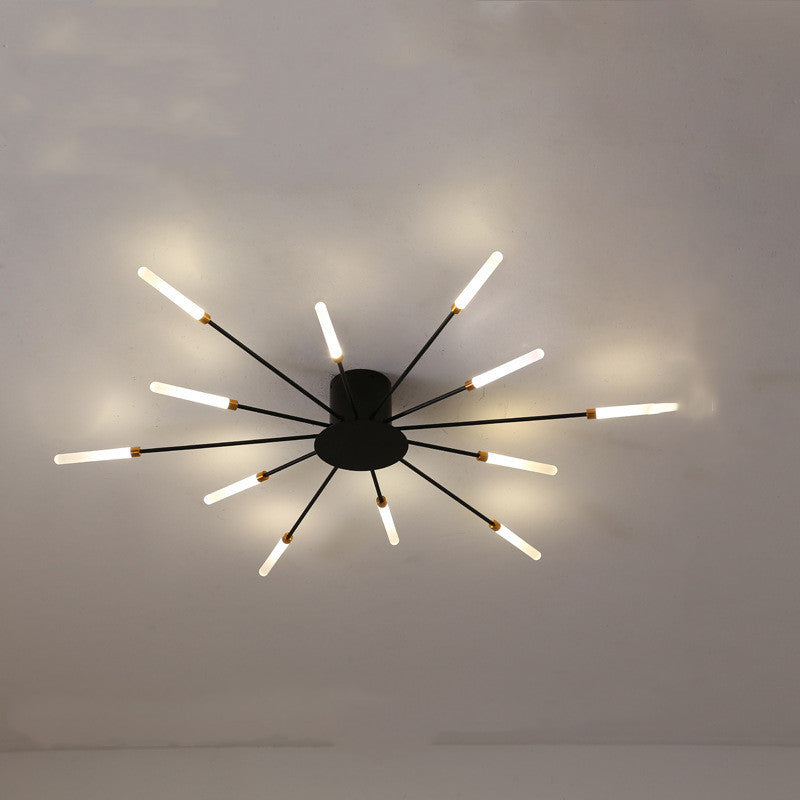 Nordic Minimalist Modern Atmosphere Living Room Fireworks Led Ceiling Light GND Products