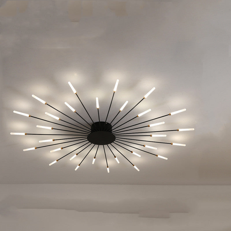 Nordic Minimalist Modern Atmosphere Living Room Fireworks Led Ceiling Light GND Products