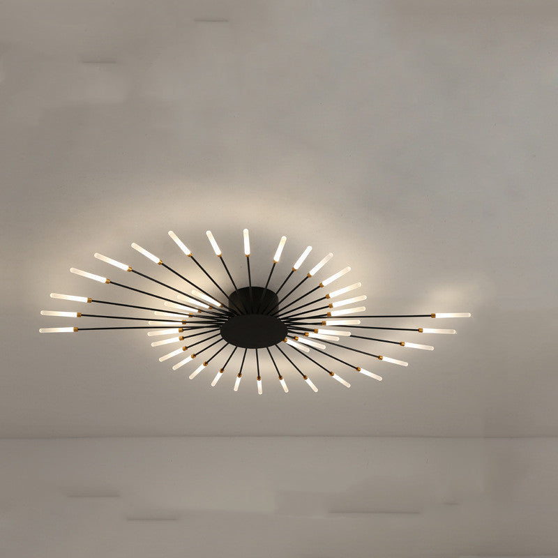 Nordic Minimalist Modern Atmosphere Living Room Fireworks Led Ceiling Light GND Products