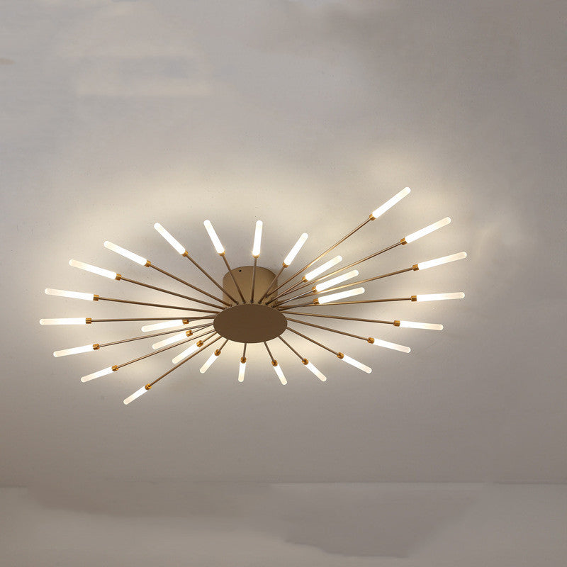 Nordic Minimalist Modern Atmosphere Living Room Fireworks Led Ceiling Light GND Products